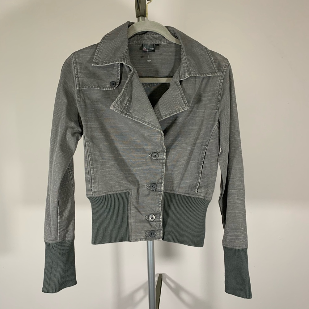 Volcom Grey Bomber Jacket NWOT